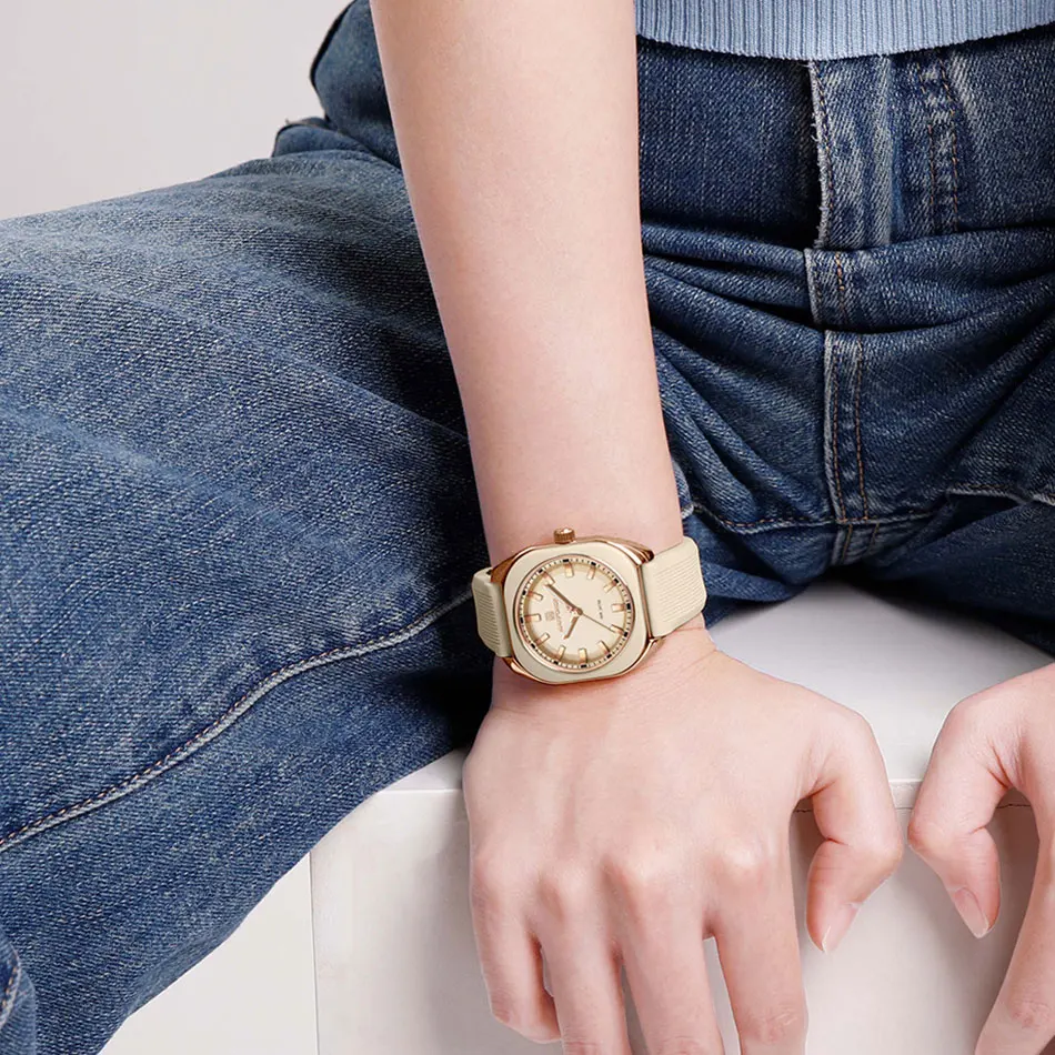 High Jewelry Watches - Top-Marke NAVIFORCE 5061 Modische Elegante Damen-Quarzarmbanduhr