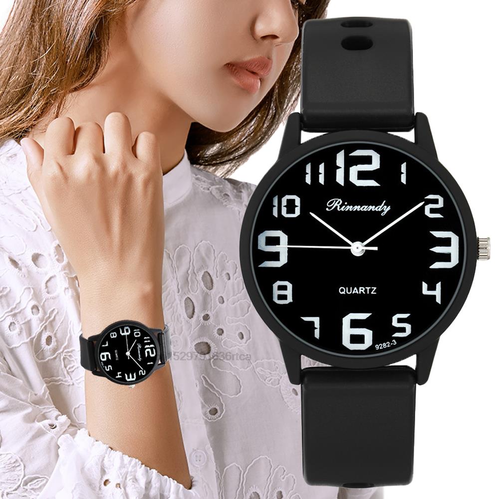 High Jewelry Watches - Frauen Mode Silikon Uhren Set Minimalistischen