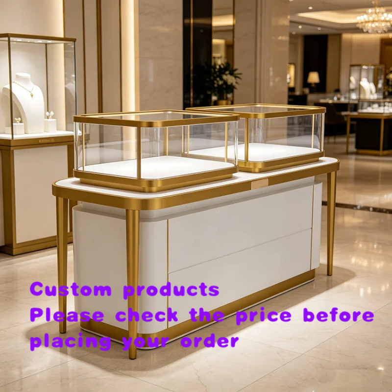 High Jewelry Watches - Maßgefertigte Luxuriöse Hochwertige Edelstahl-Glas-Vitrine mit Schloss