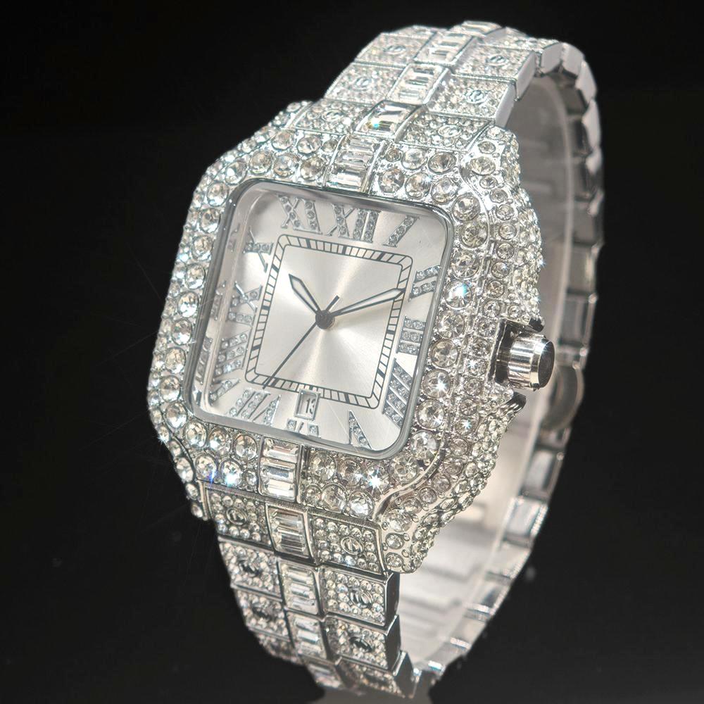 Jewelry And Watches Luxury Brand - Luxus Diamant Uhr Für Männer Marke