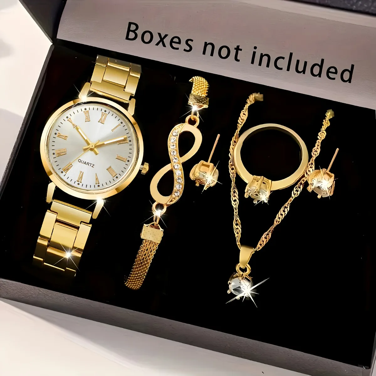 Jewelry Watch Making - 20266 Stück/Set Elegante Damen-Quarzuhr Mode Einfaches