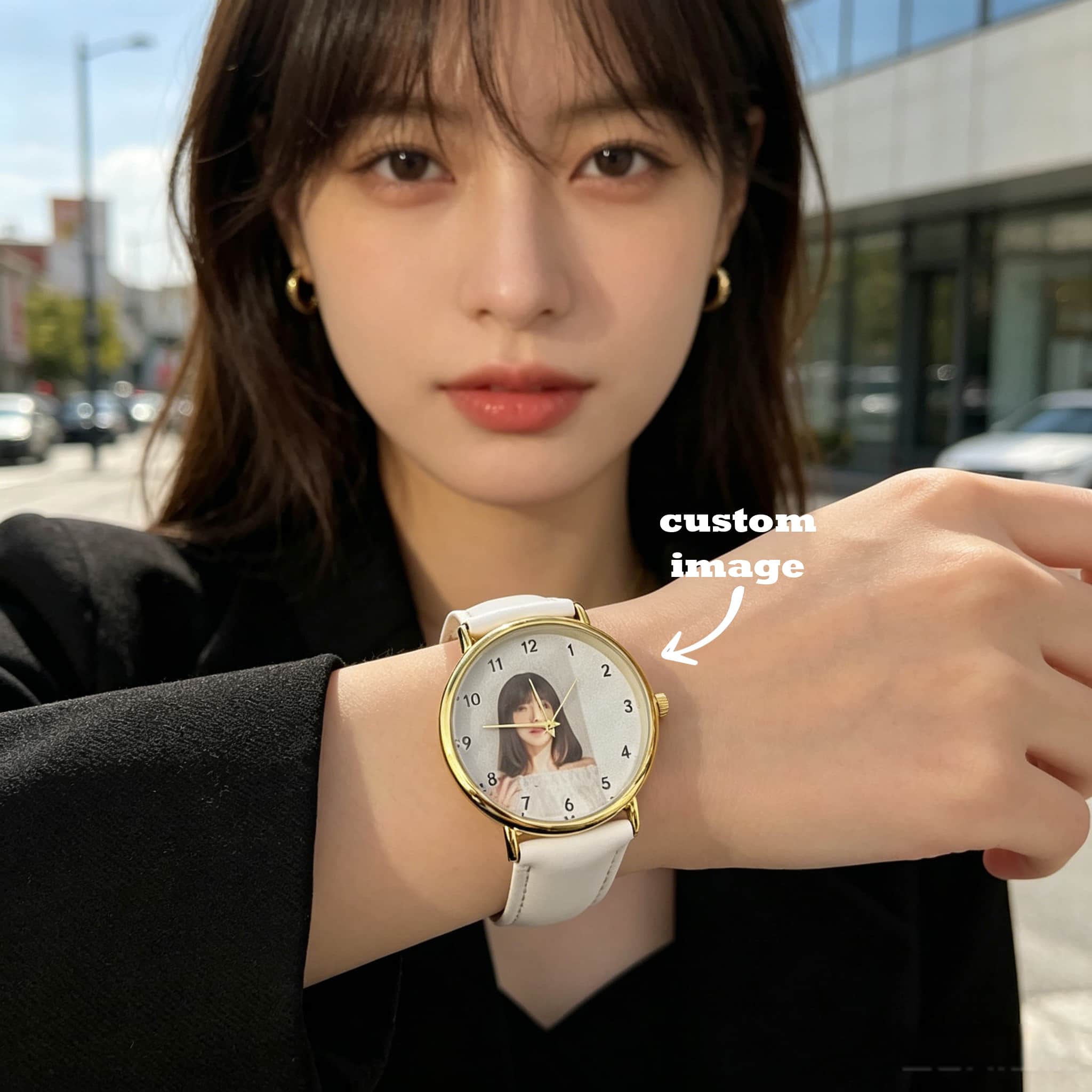 Jewelry Watches Women - Personalisierte Damenuhr mit individuellem Foto und