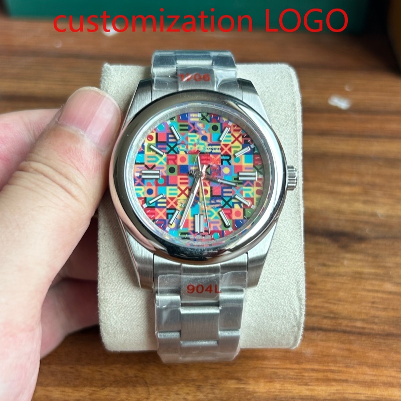 Jewelry Watches Women - 31mm/36mm/40mm Farbenfrohe Luxus-Automatikuhr mit 904L-Zifferblatt und