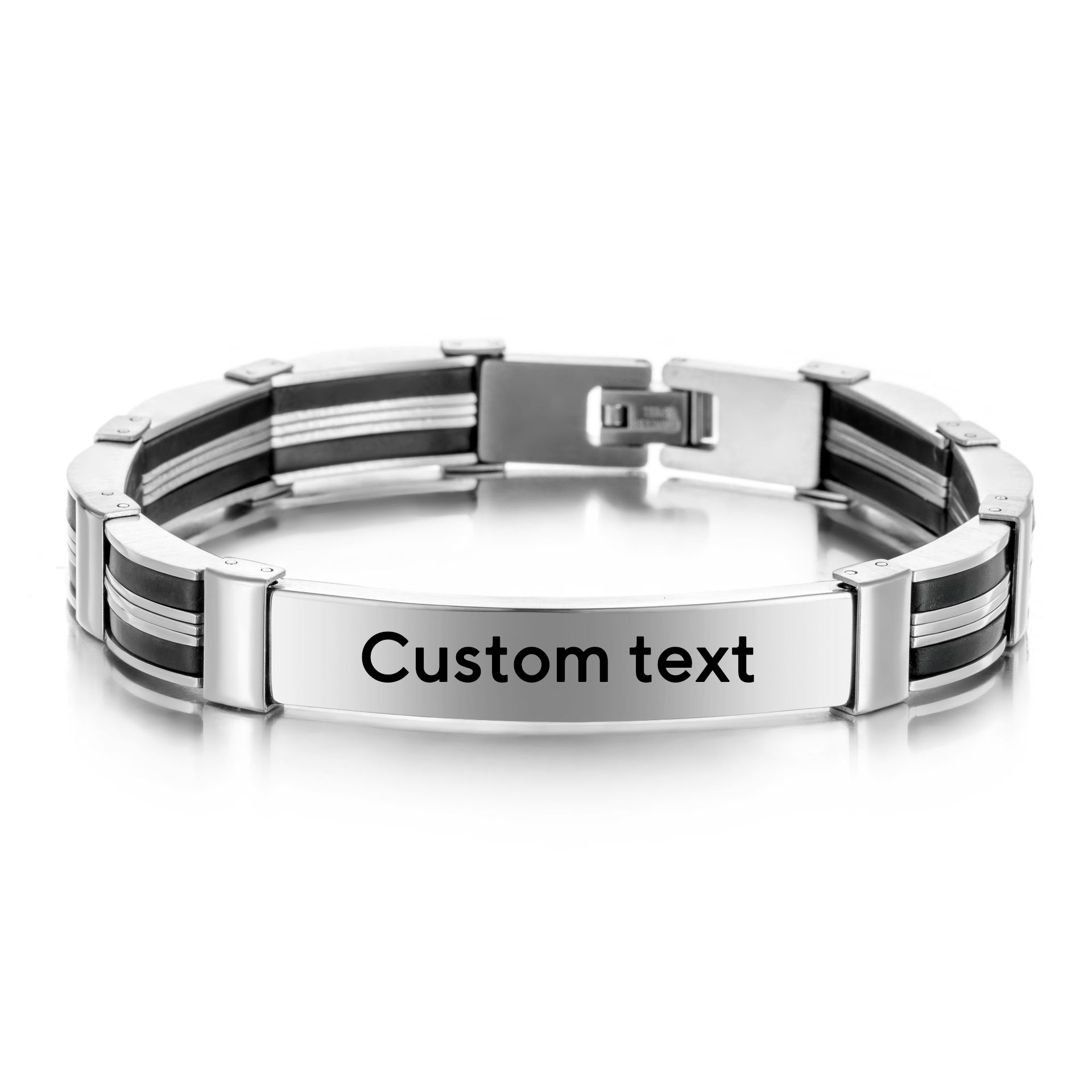 Jewelry Watches Women - Punk-Armband mit individuellem Text und Namen