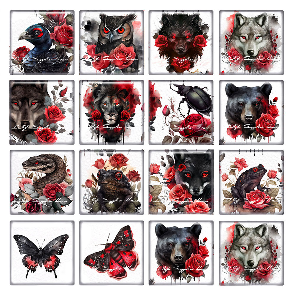 Wolf Jewelry & Watches Tampa Reviews - 10 teile/lose Halloween Gothic rote Rose