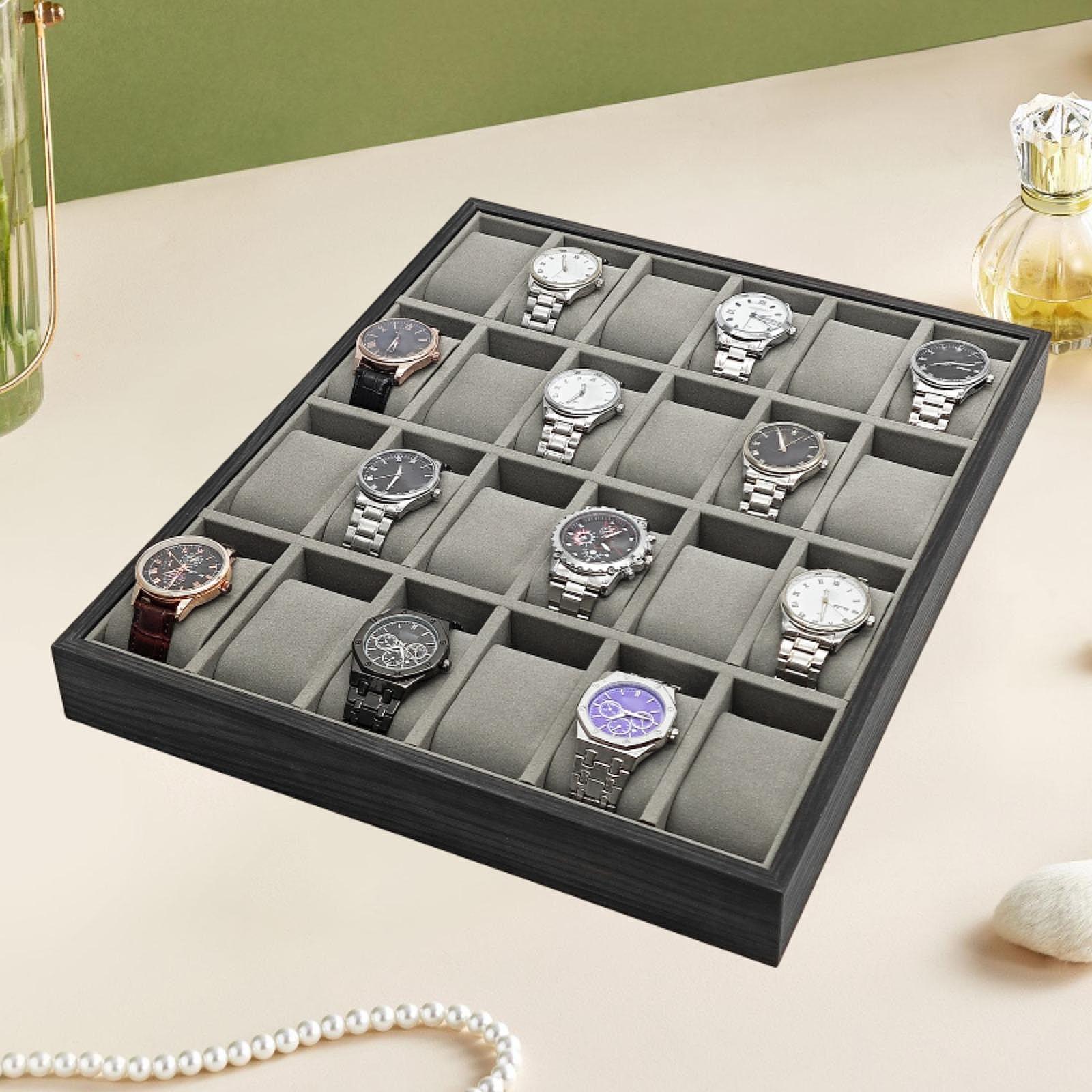 24-Slot-Aufbewahrungstablett f – Jewelry And Watches Exhibition Bewertung und Preis