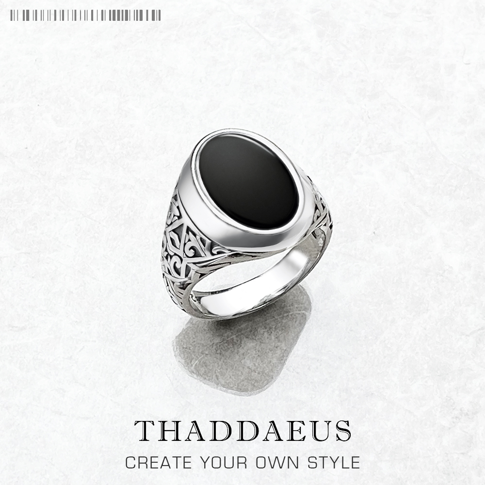 Schwarzer ovaler Siegelring im – Mens Signet Ring Bewertung und Preis