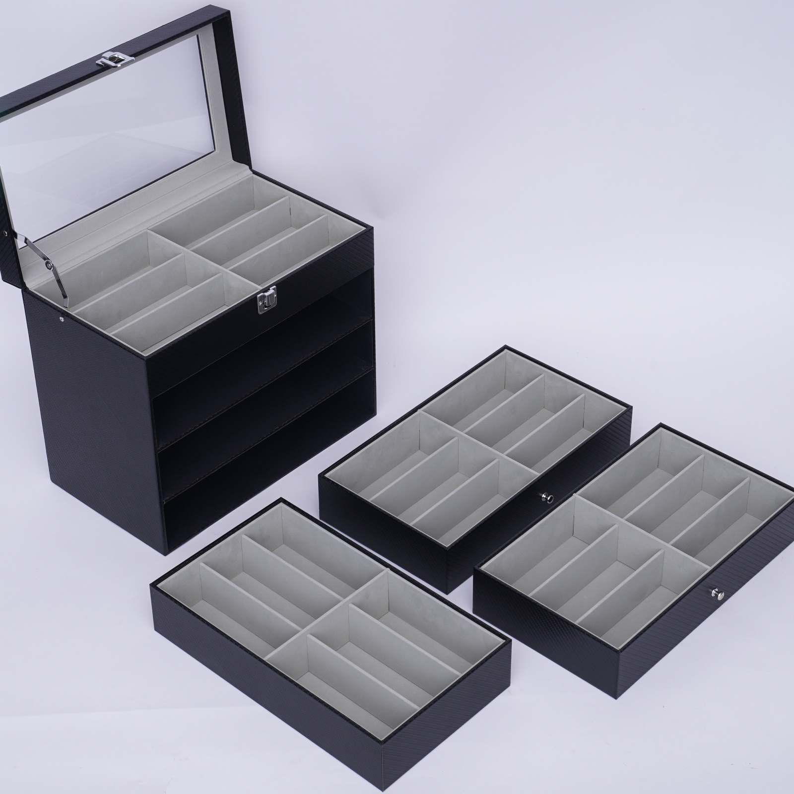 Brillen-Aufbewahrungsbox, 4-la – Jewelry Box Watches Bracelets Bewertung und Preis