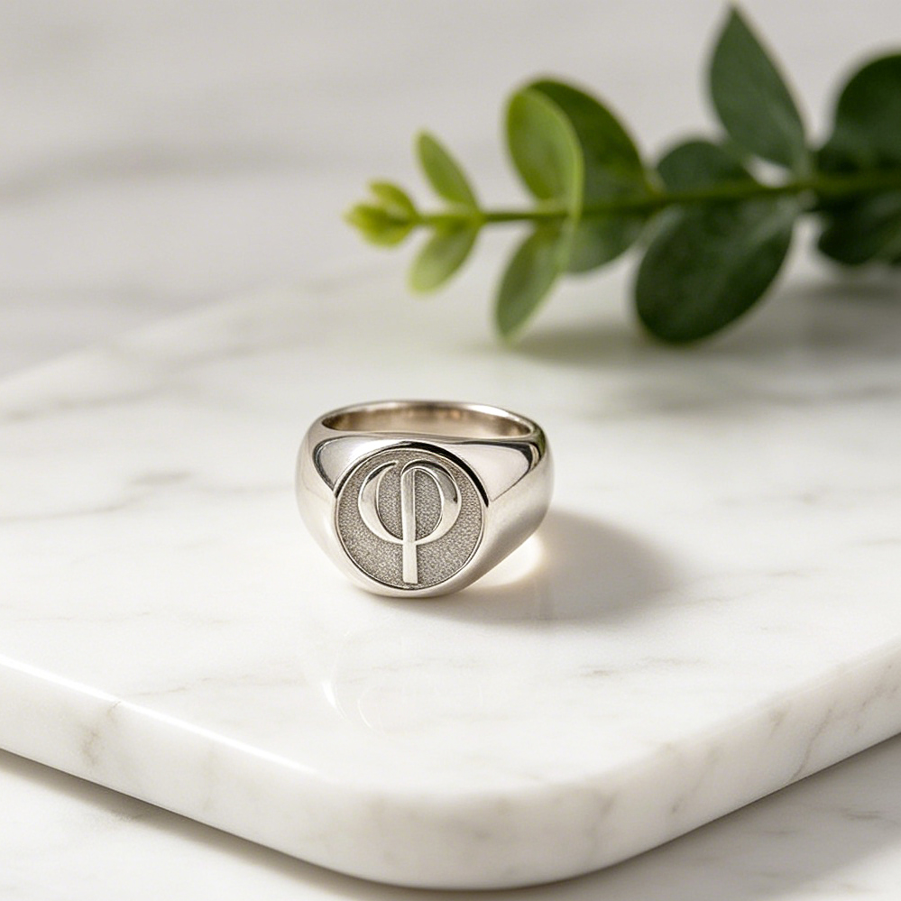 15mm Personalisierter Siegelri – Mens Signet Ring Bewertung und Preis