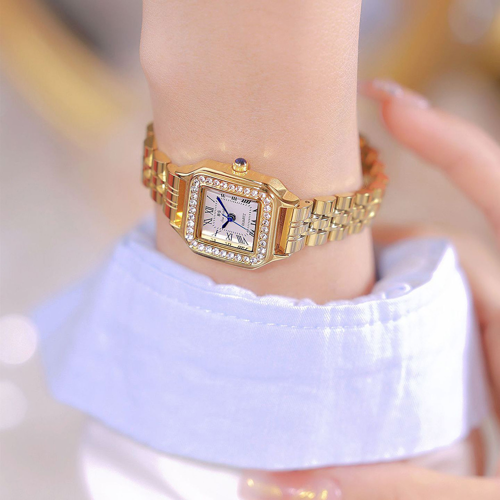 Frauen Uhr Edelstahl Platz Kle – High Jewelry Watches Bewertung und Preis