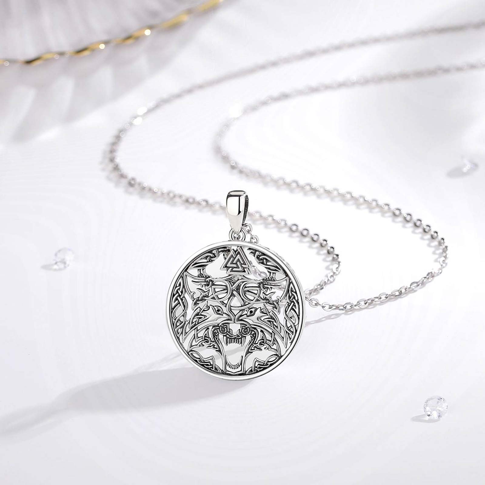 Eudora Wikinger-Wolf-Halskette – Wolf Jewelry & Watches Tampa Reviews Bewertung und Preis