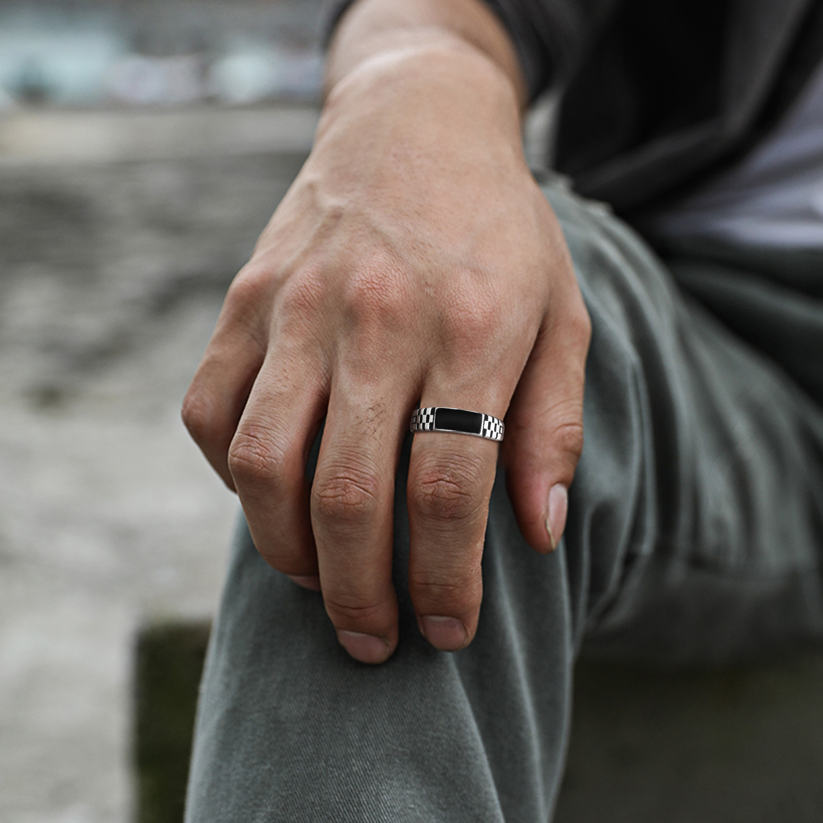 Vnox Offene Herrenringe, schwa – Mens Signet Ring Bewertung und Preis
