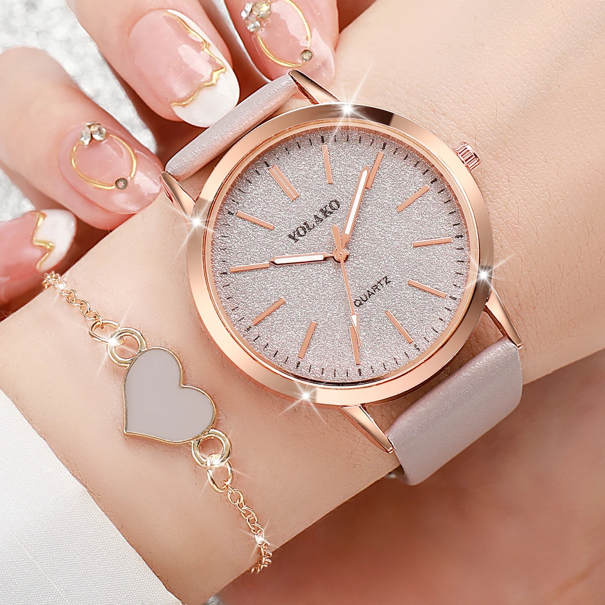 2-teiliges Set Modische Damenu – Jewelry Watches Women Bewertung und Preis