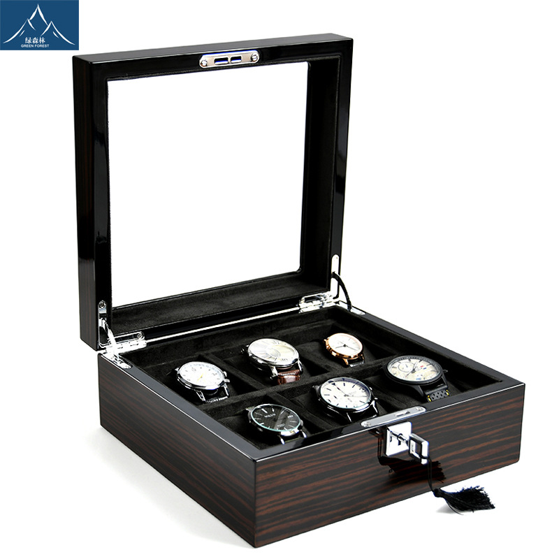 Hxl Holz-Klavierlack-Uhrenbox  – Jewelry Watches Box Bewertung und Preis