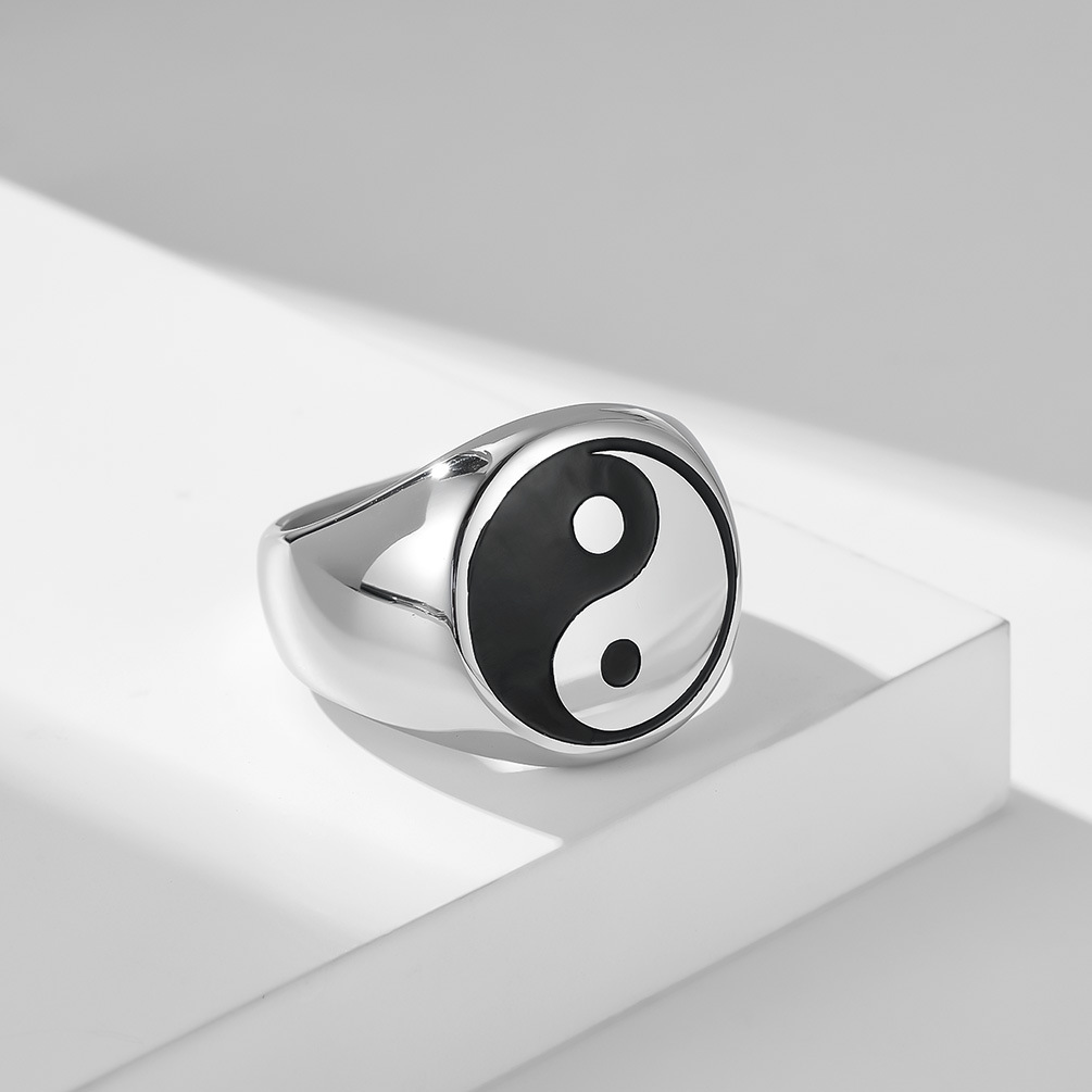 Kreative Chinesischen Stil Tai – Mens Signet Ring Bewertung und Preis