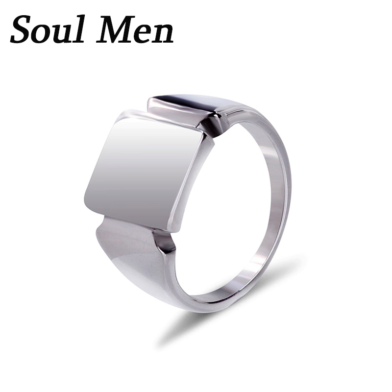 Soul Männer Titan Stahl Ringe  – Mens Signet Ring Bewertung und Preis