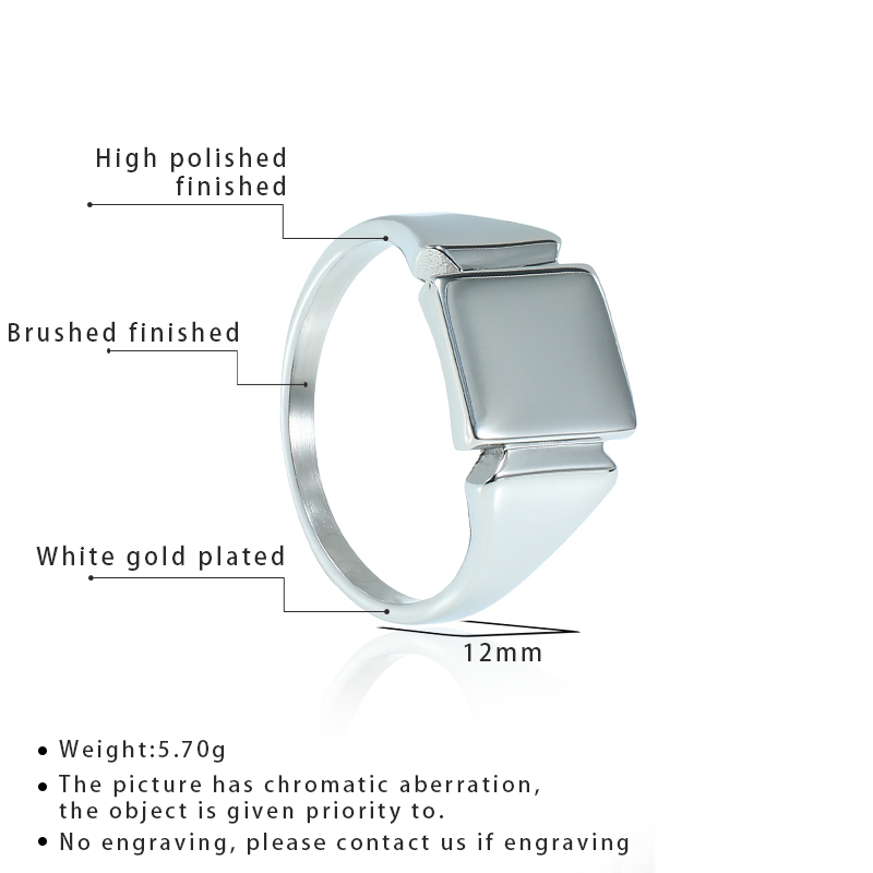 Soul Männer Titan Stahl Ringe  – Mens Signet Ring Bewertung und Preis