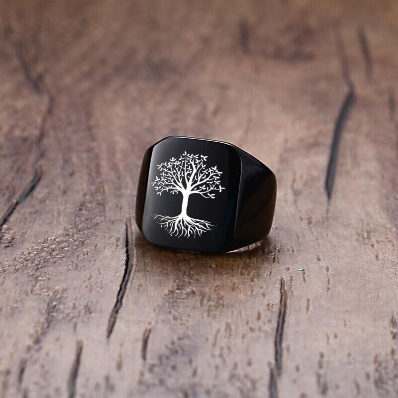 Vnox Rock Punk Baum des Lebens – Mens Signet Ring Bewertung und Preis