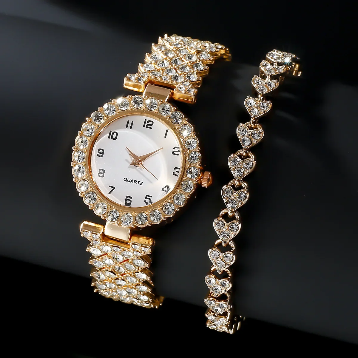 1 stücke/2 stücke Luxus Mode F – Jewelry Watches Women Bewertung und Preis
