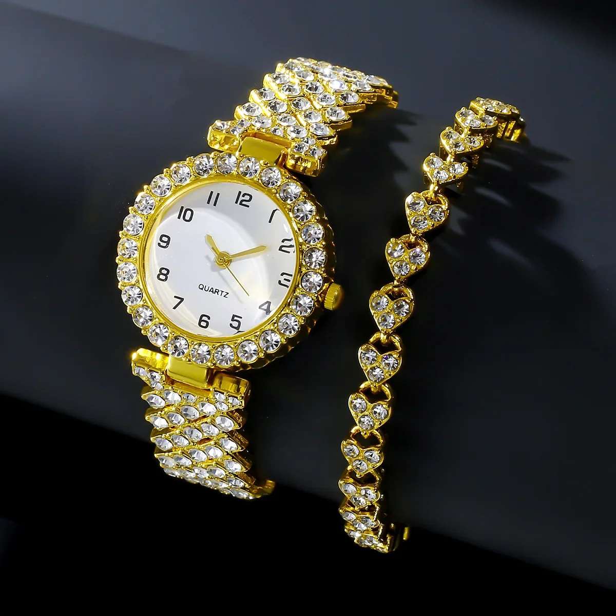 1 stücke/2 stücke Luxus Mode F – Jewelry Watches Women Bewertung und Preis