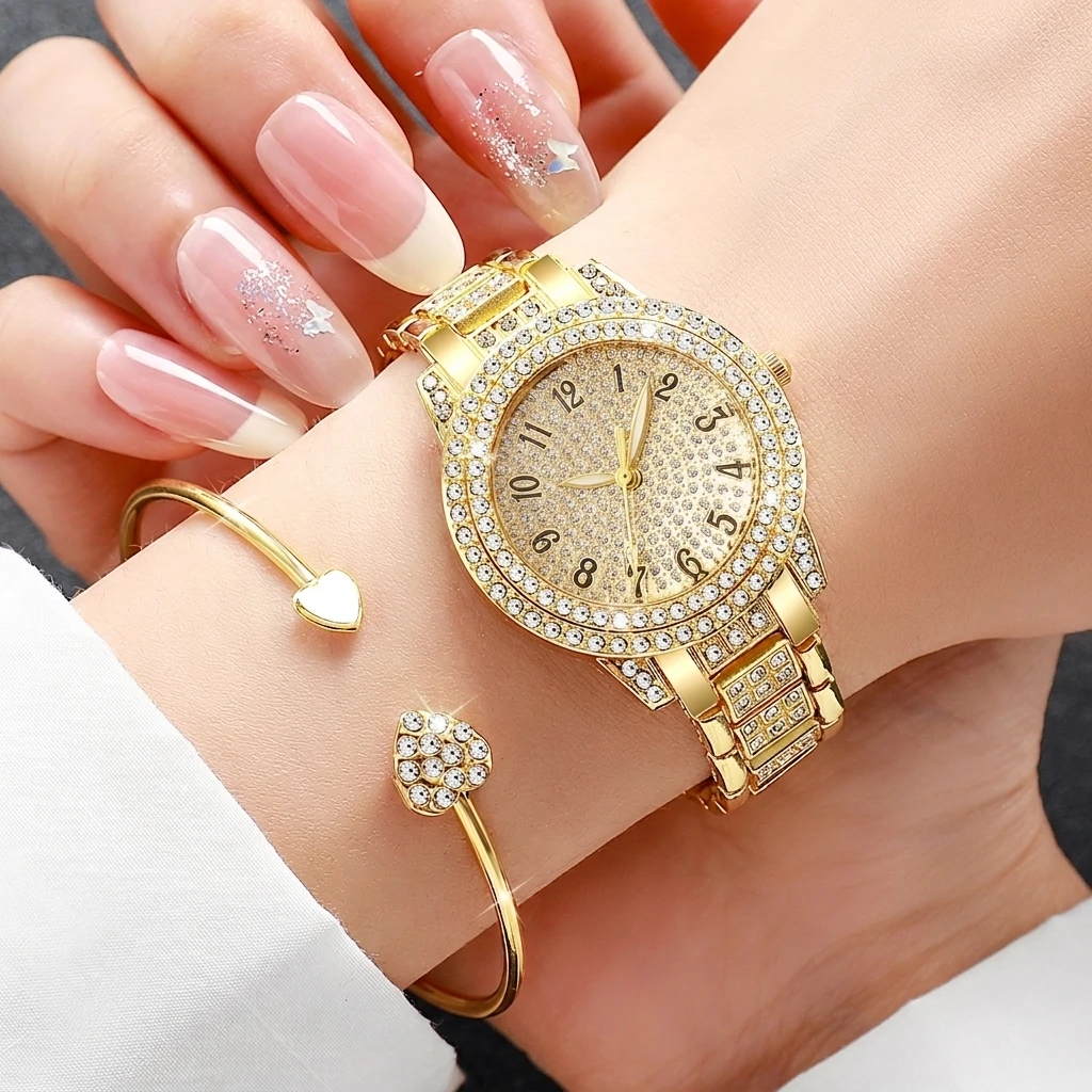 6-teiliges Modisches Strass-Uh – Jewelry Watch Making Bewertung und Preis