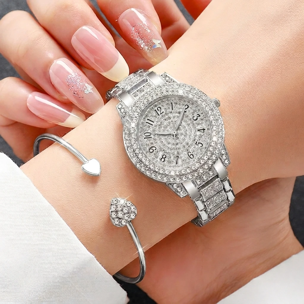 6-teiliges Modisches Strass-Uh – Jewelry Watch Making Bewertung und Preis