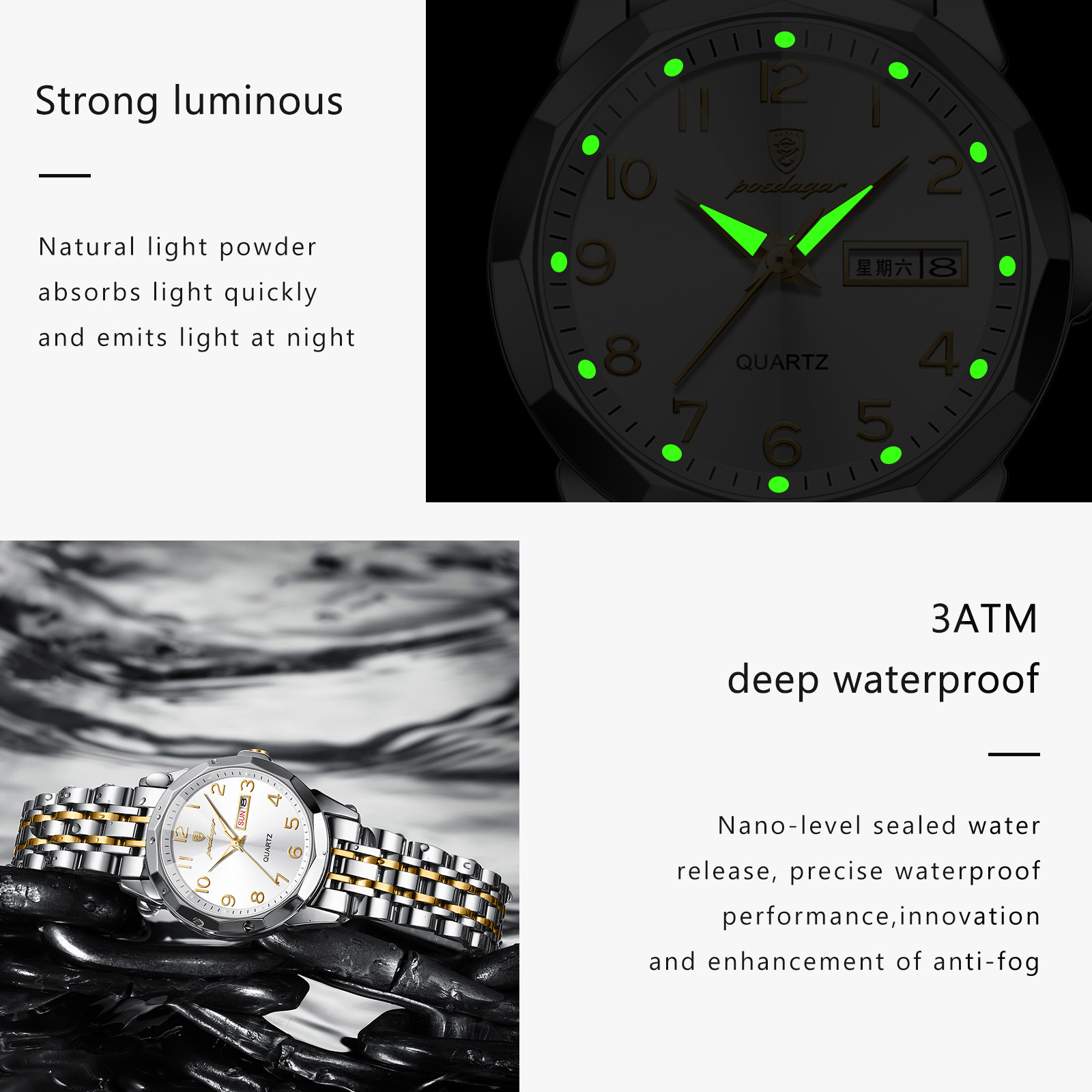 POEDAGAR Elegante Damenuhren W – High Jewelry Watches Bewertung und Preis