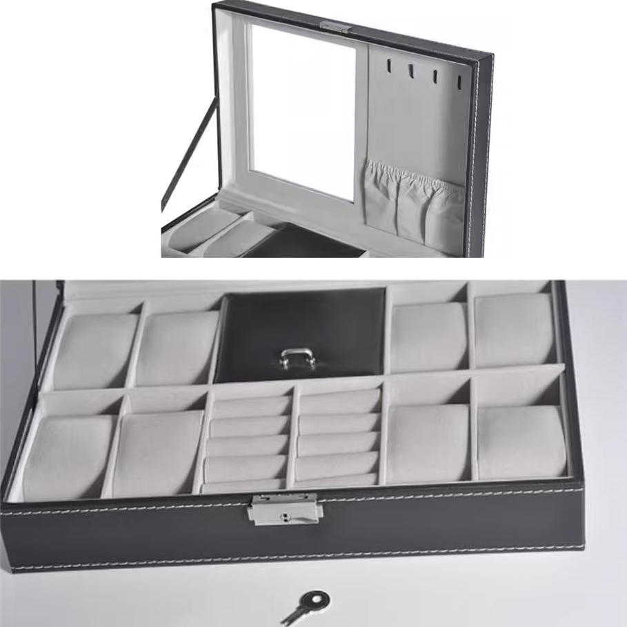 Uhrenbox aus Leder, multifunkt – Jewelry And Watches Luxury Brand Bewertung und Preis
