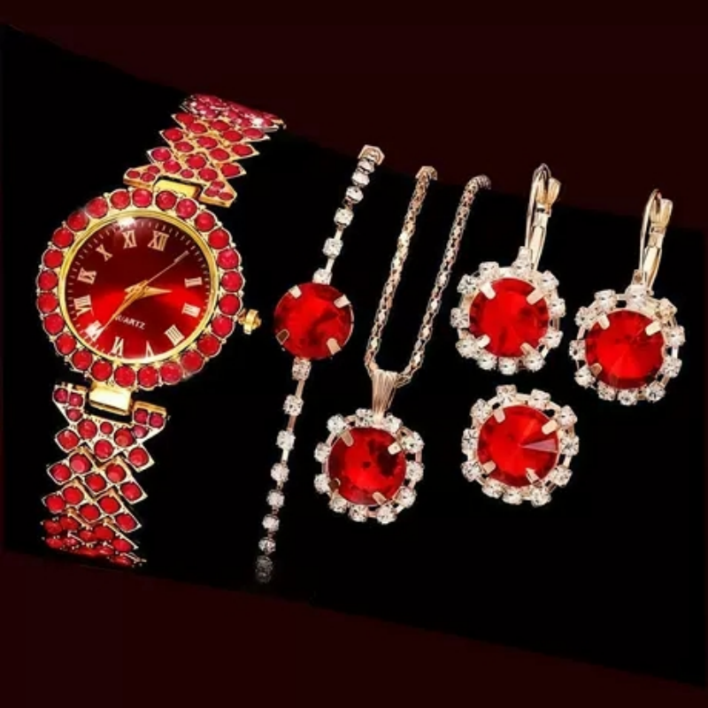 6-teiliges elegantes Damen-Mod – Jewelry Watch Making Bewertung und Preis